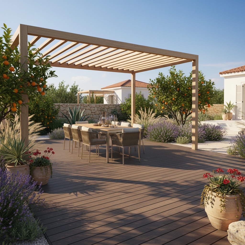 Composite Decking Coffee - Custom-sized