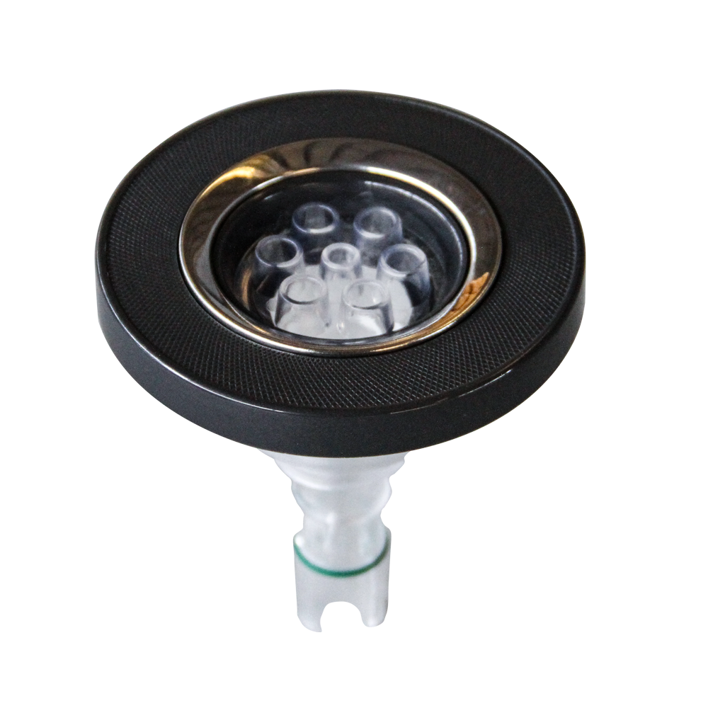 5" Diamond Jet Massage - Clear