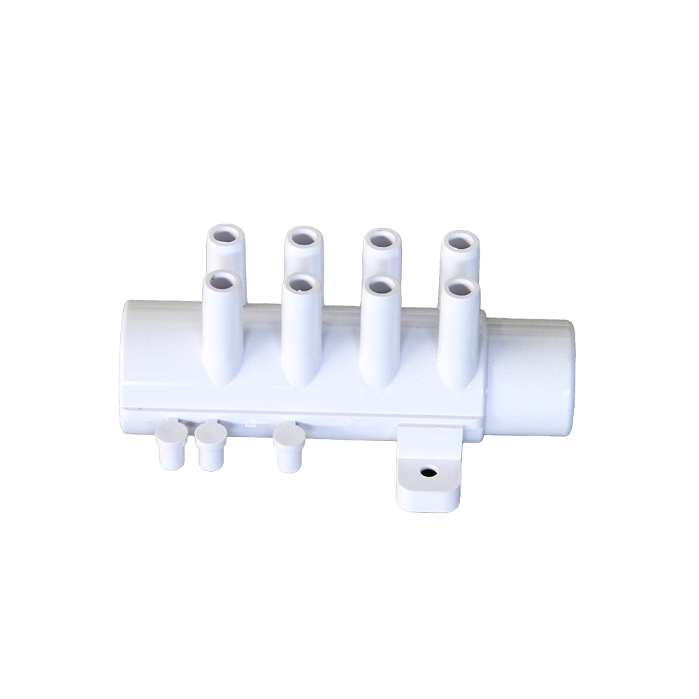 1" 8 Port 3/8" Ribbed Barb Socket*Spigot