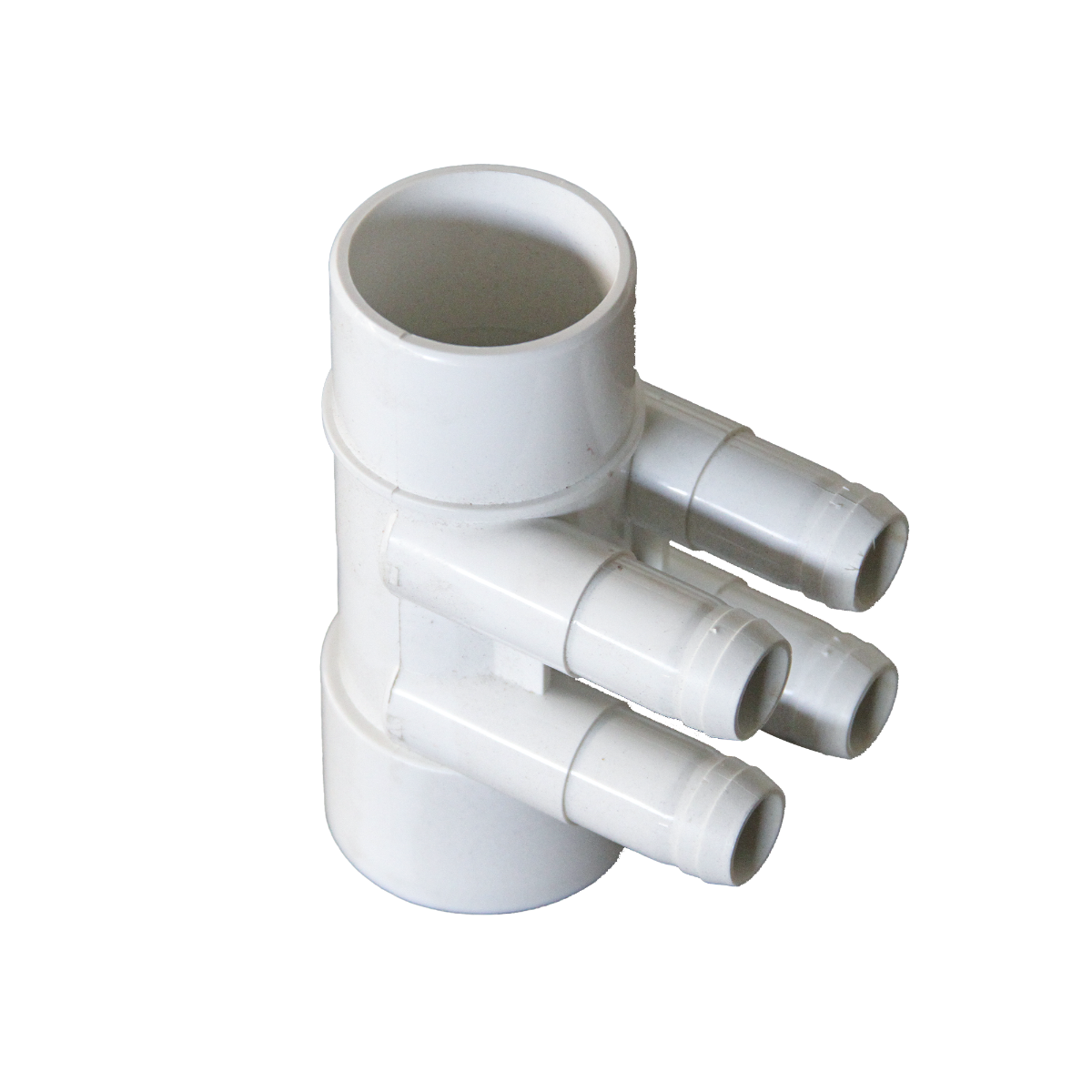 2" 4 Port 3/4 Ribbed Barb Water Manifold Socket*Spigot