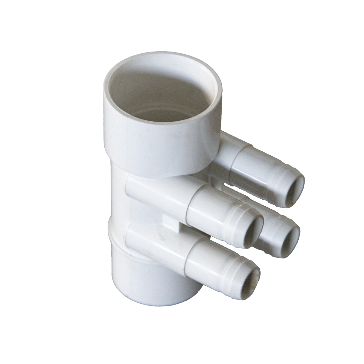 2" 4 Port 3/4 Ribbed Barb Water Manifold Socket*Spigot