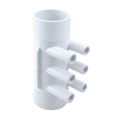 2" 6 Port 3/4 Ribbed Barb Water Manifold Socket*Socket