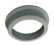 3" Low Profile Pro-Jet Body Concealed Grommet - Grey