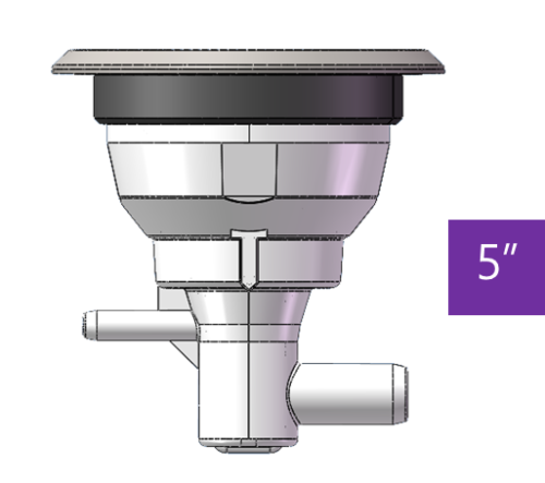 5" Low Profile Pro-Jet Body - Clear