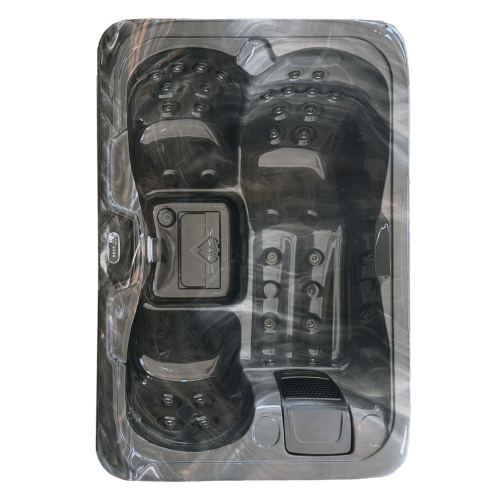 Crystec Spas 3-person spa with 1 lounger, 2 seats, and 28 hydrotherapy jets, interest-free finance available