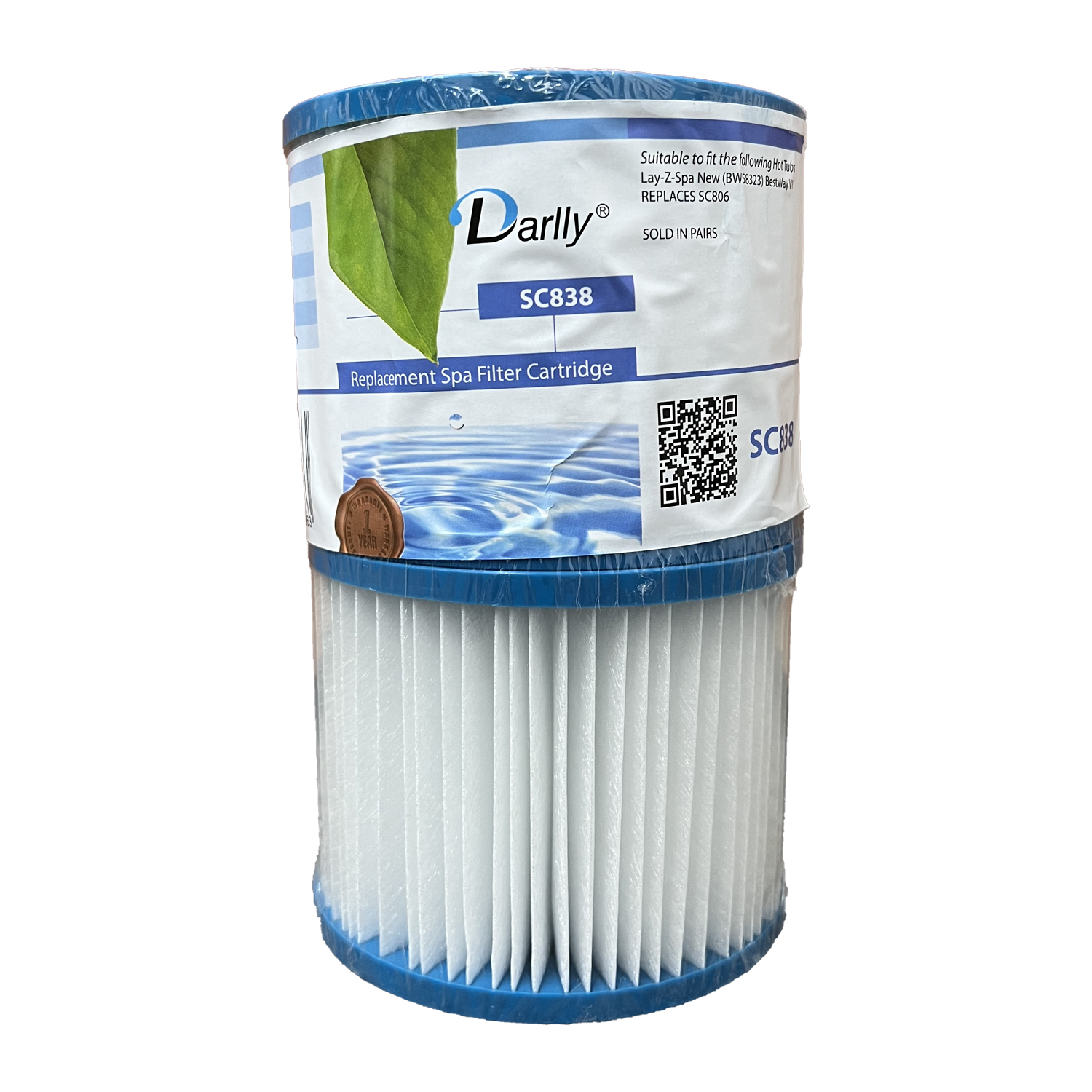 Darlly  - Filter SC838 (Twin Pack)